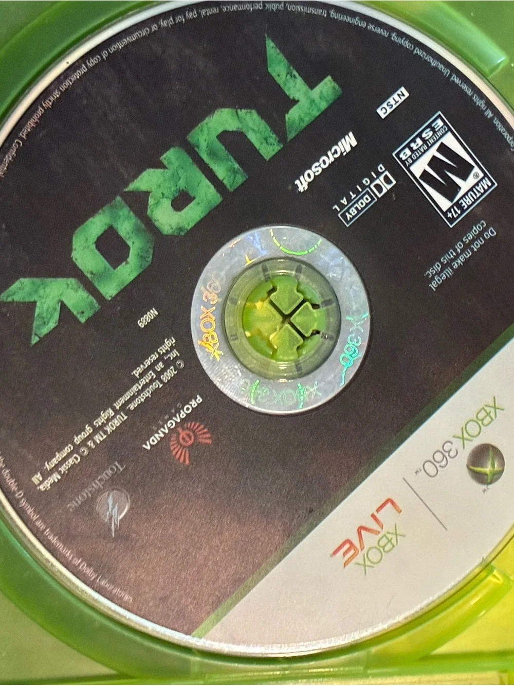 Turok (Microsoft Xbox 360, 2008) Video Game Complete w/ Manual CIB